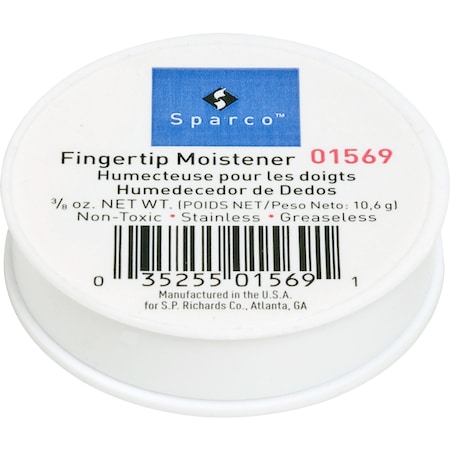 Sparco MOISTENER, FINGERTIP, 3/8OZ PK SPR01569